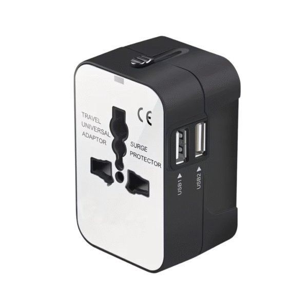 Adaptador de Viaje Universal con Puertos USB